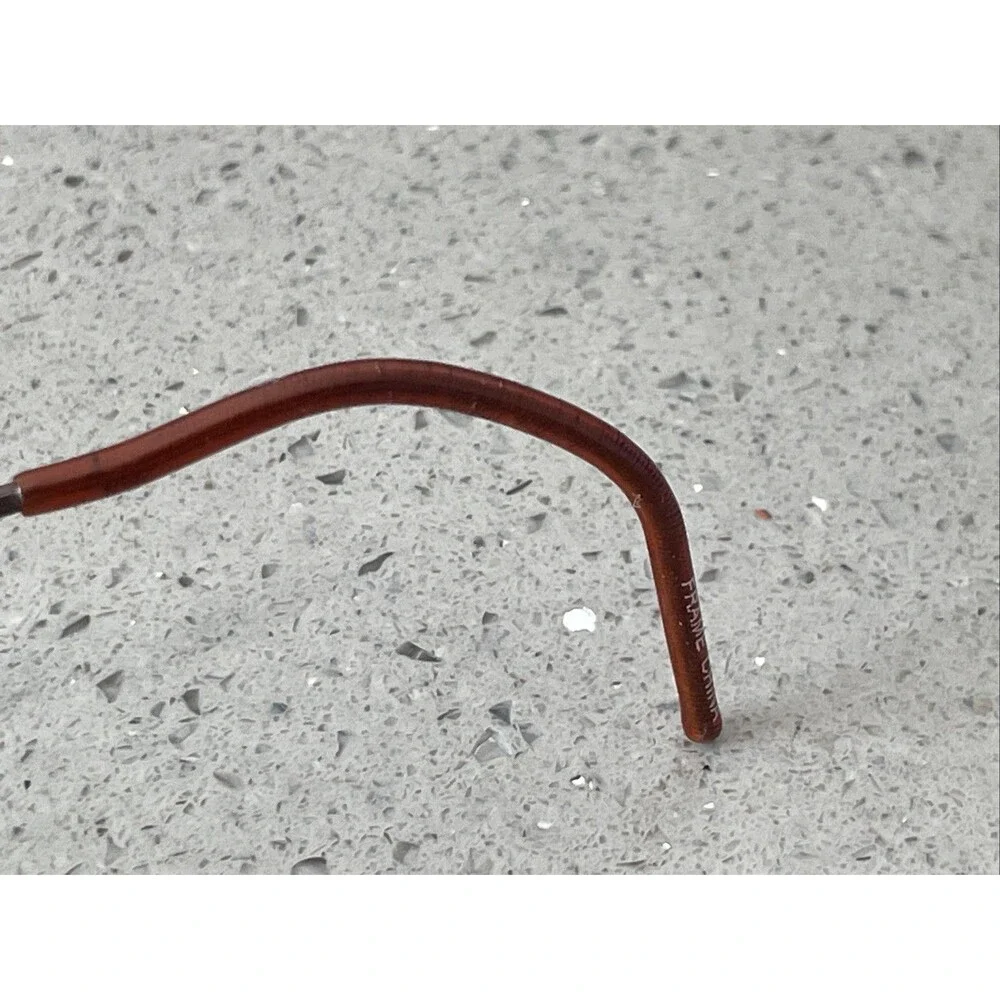 Modern PUMPKIN CABLE BROWN 42-16-135 Metal Full Rim Eyeglasses Frames ONLY